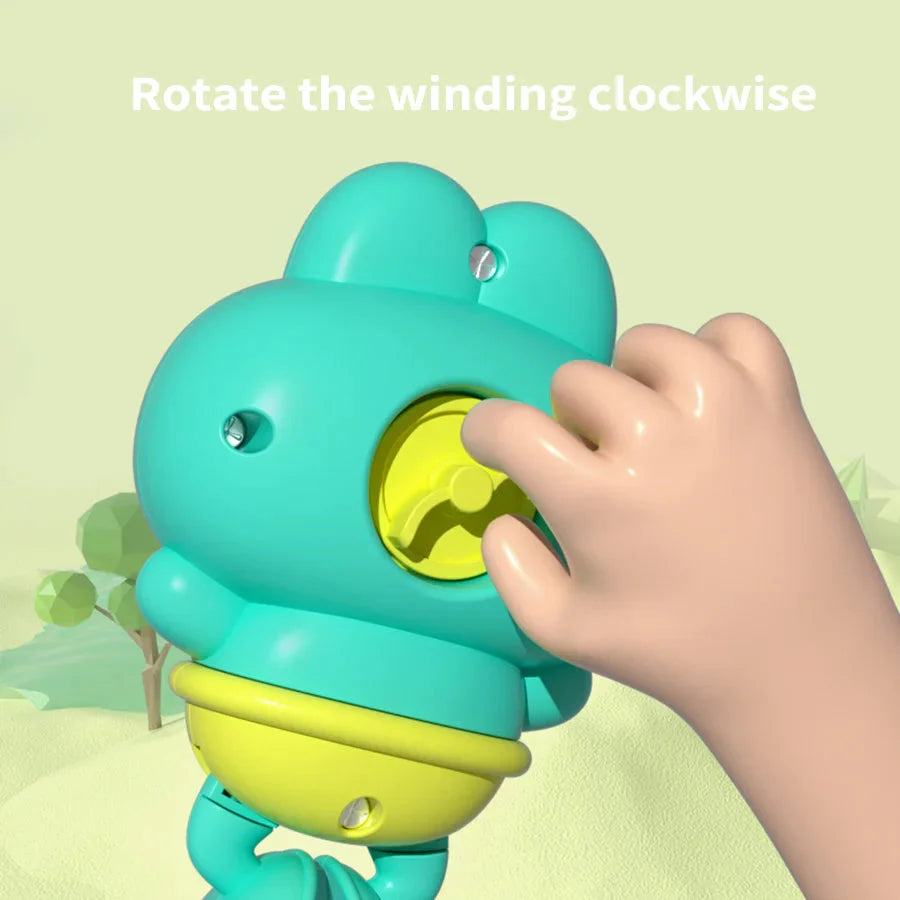 Children's Bath Toys - Clockwork Floating & Swimming Frogs | Fun & Safe for Kids