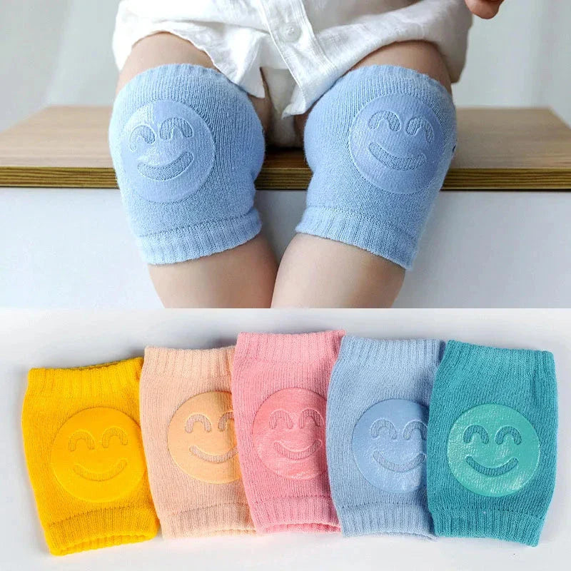 Baby Knee Pads Non-Slip Crawling Leg Warmers for Infants & Toddlers 0–2 Years Cotton Safety Protector