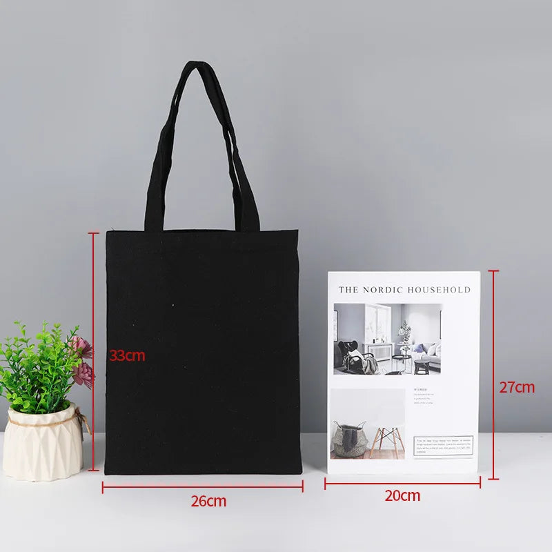 Bulk Wholesale 100pcs/Lot Reusable Cotton Bag Custom Canvas Shopping Tote Bags with Logo