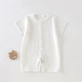 Breathable Cotton Baby Romper Summer Short Sleeve Jumpsuit for Newborn Boys & Girls 3–24M