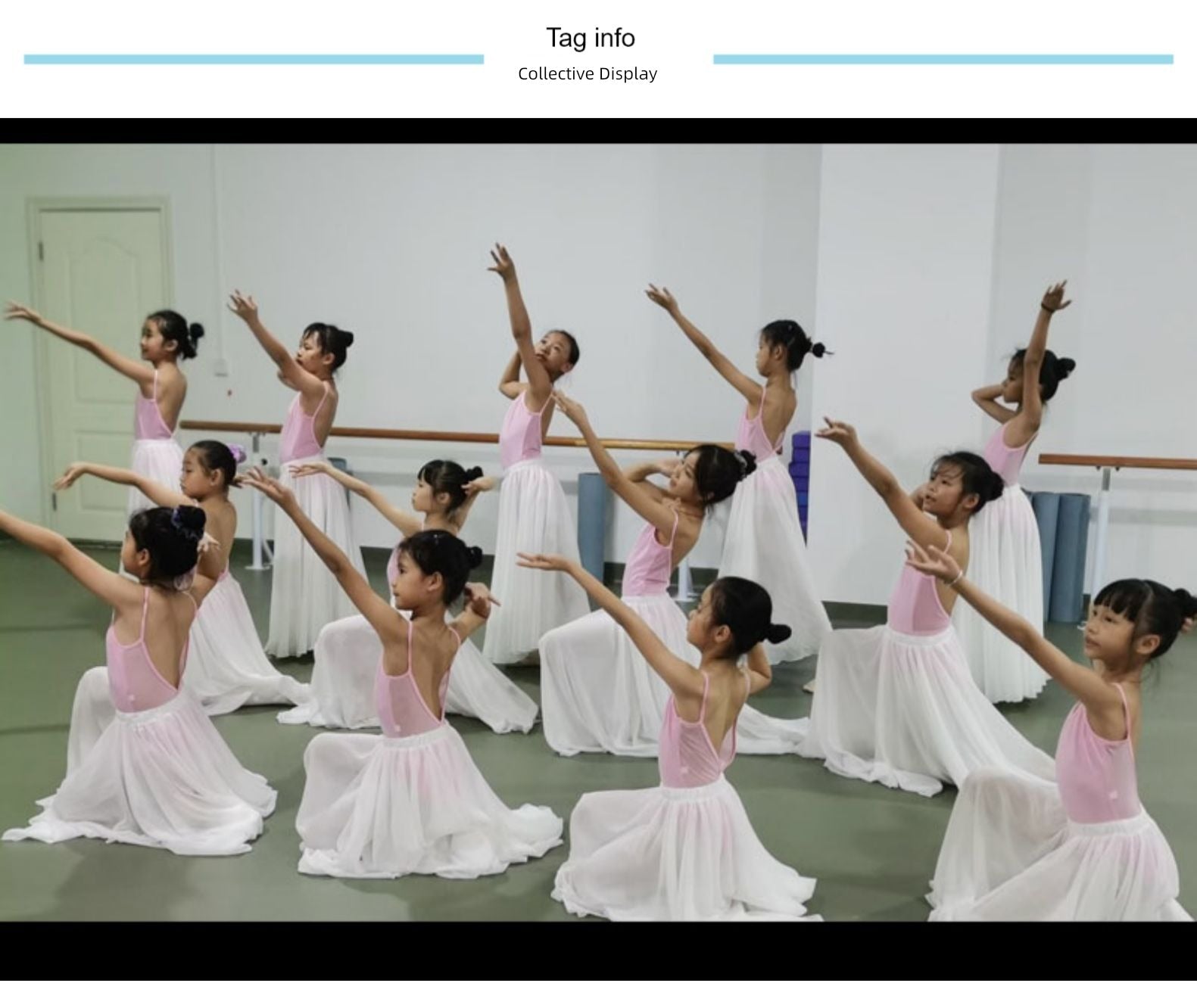 720-Degree Large Hem Half-Length Yarn Dance  Skirt