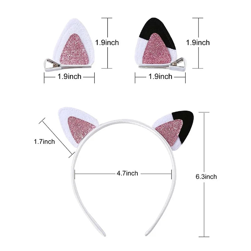 Gabby Dollhouse Headbands Children Anime Fashion Headwear Girls Cute Sweet Cartoon Headdress Creative Cosplay Accessories Gifts