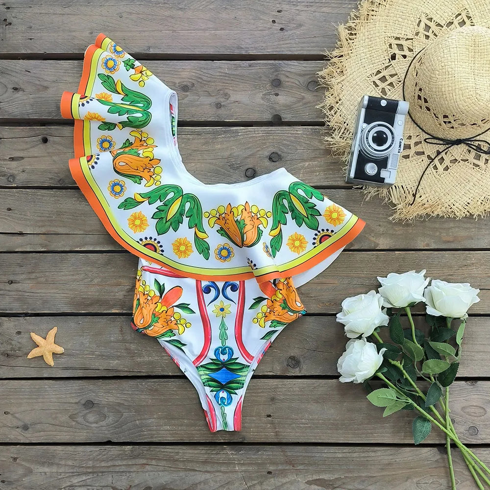 Women Swimwear 2PC Cover-up Swimsuit