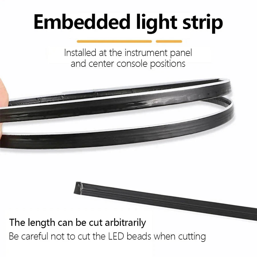 Universal 18-in-1 RGB Car Ambient Light – Interior Neon Strip Kit