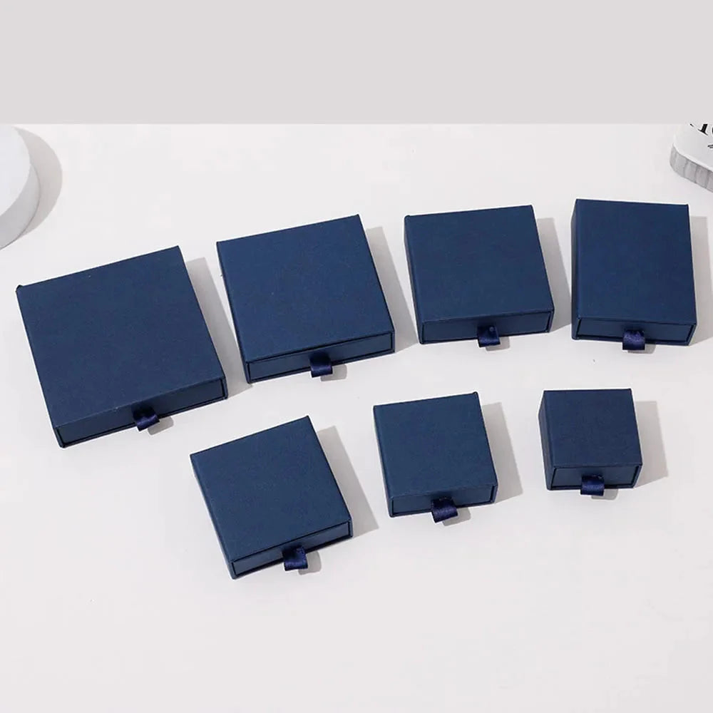 10pcs Paper Jewelry Gift Boxes for Rings, Earrings & Bracelets