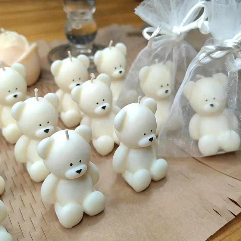 Silicone Bear Mold – Cute 3D Animal Candle, Soap & Resin Mold for DIY Crafts, Aromatherapy & Home Décor