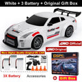 4WD Remote Control Drift Car - 1:24 Scale High-Speed Racing Car, 2.4G Radio, 20KM/H Mini RC Car for Boys & Teens