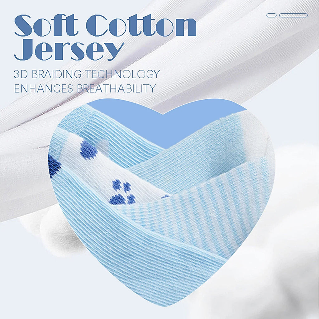 10 Pairs Baby Socks Newborn Boy Girls Infant Cute Cartoons Fashion Soft Cotton Short Socks For 0-3 Years