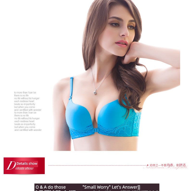 Women Front Buckle Sexy Push up Bra
