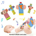 Baby Wrist Rattle Socks Sensory Educational Toys Set