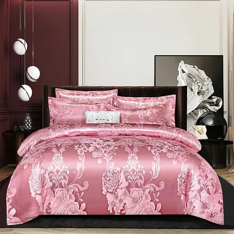 European Soft Fabric Luxury Duvet Cover Set - 3pcs