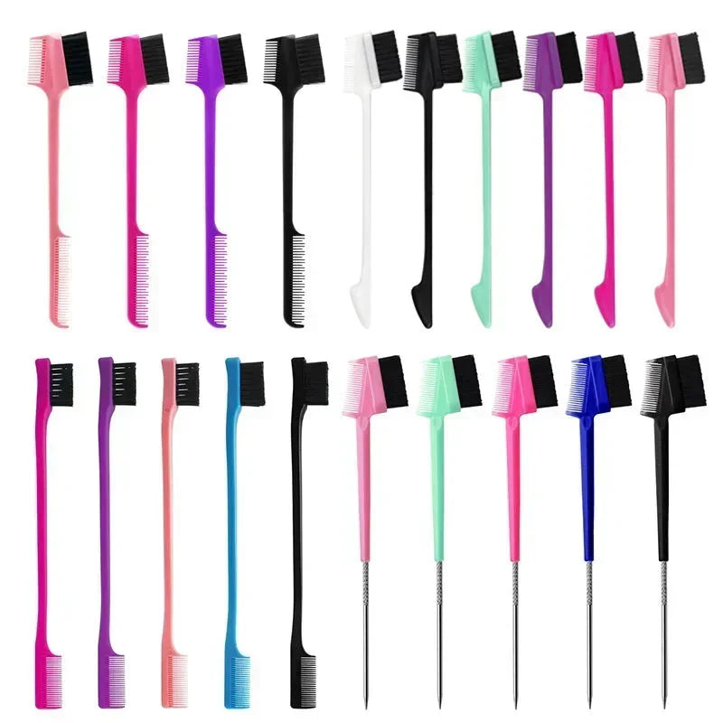 3-in-1 Baby Hair Edge Brush Comb for Hair Care and Salon Styling