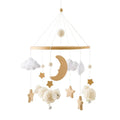 Wooden Baby Rattle Crib Mobile Holder for Newborns