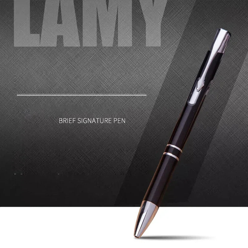100pcs/lot Hot Sell Metal Ballpoint Pen Support Custom Logo Advertising Wholesale Personalized Pen Advertising Promotional Gift
