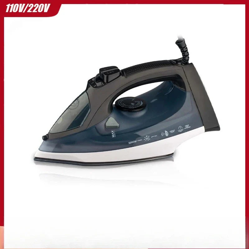 Home Steam Iron: Handheld Hanging Wired Electric Type – 2200W Power, Dry & Wet Dual-Use, Household Ironing Appliance