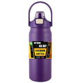 Stainless Steel Insulated Water Bottle with Straw (40oz) | Keeps Drinks Cold for 24 Hrs & Hot for 8 Hrs | Leakproof Vacuum Flask for Sports & Travel