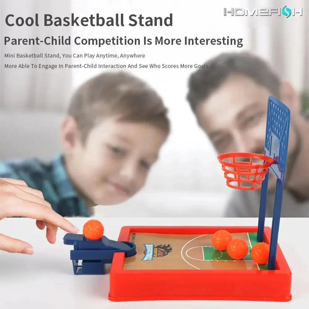 Mini Desktop Basketball Game – Portable Tabletop Sports Toy for Kids & Adults
