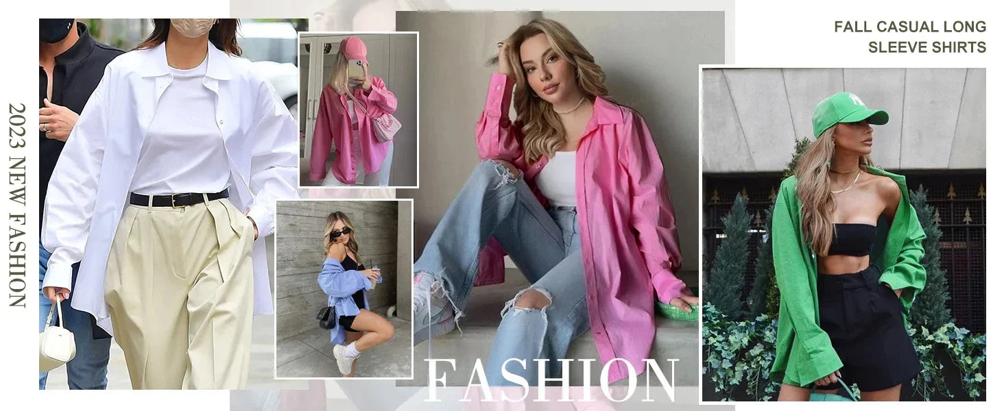 Elegant Printed Pattern Button Long Sleeve Women's Shirts