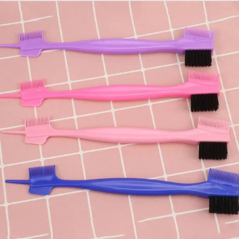 3-in-1 Baby Hair Edge Brush Comb for Hair Care and Salon Styling