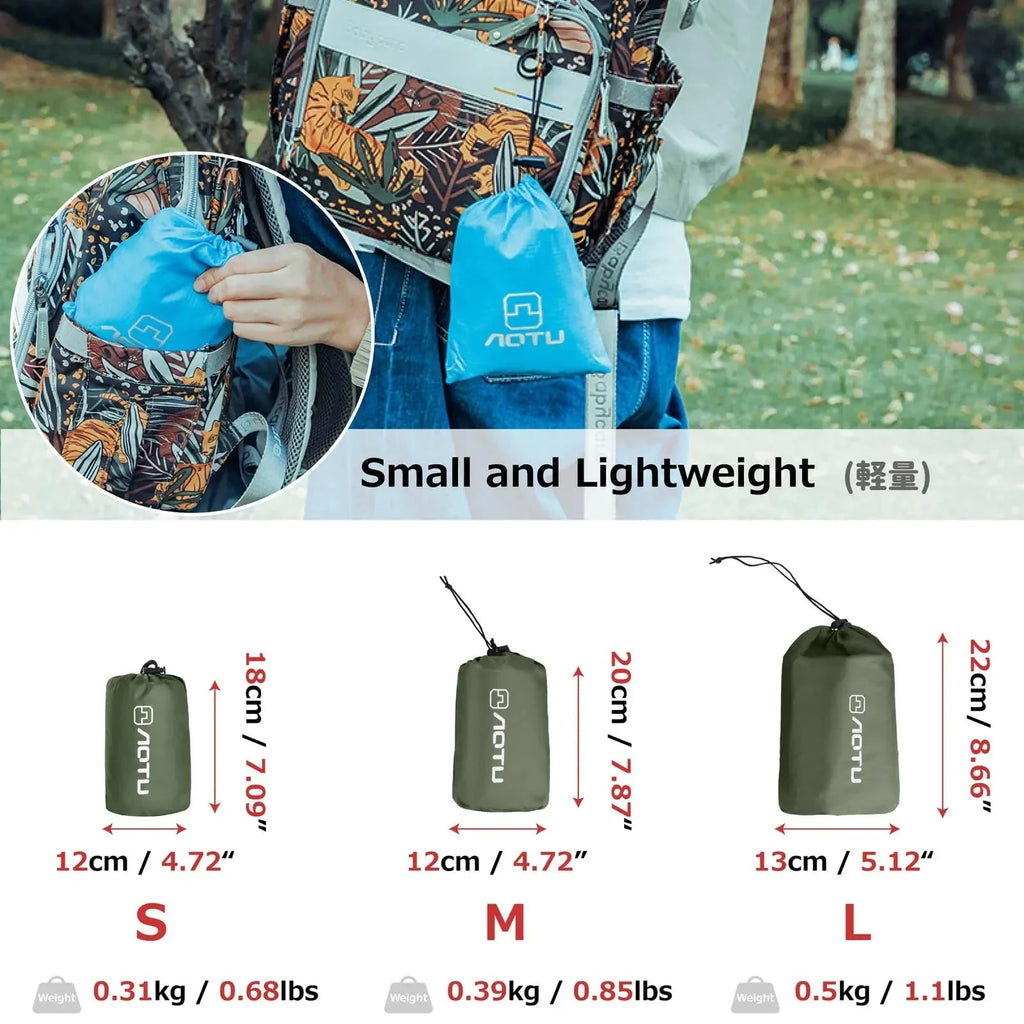 Waterproof Camping Tarp – Multi-Purpose Rain Fly, Ground Cloth & Sunshade for Outdoor Adventures