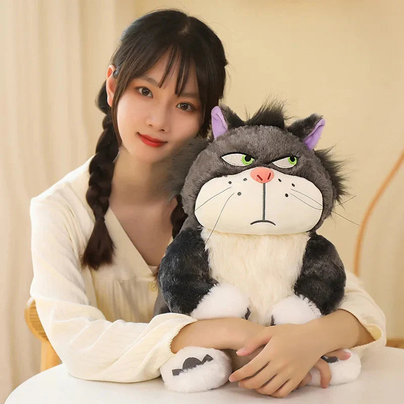 Japanese Funny Lucifer Cat Doll Plush Toy Doll Lucifer Bad Cat Pillow Carol Cat Plush Toy Birthday Gift Girl