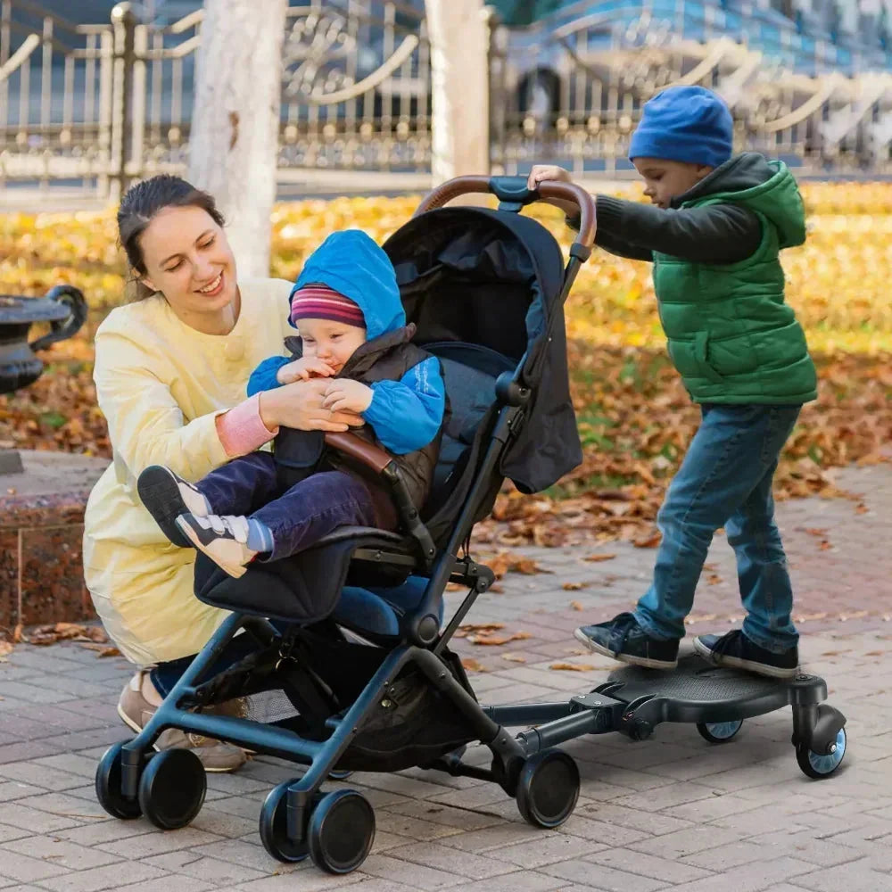 Universal Stroller Step Board with Seat for Second Child