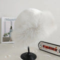 Furry Hats For Women, Autumn Winter Korean Style Warm Hats, Solid Color Flattering Mongolian Hats, Thickened Winter Outfits