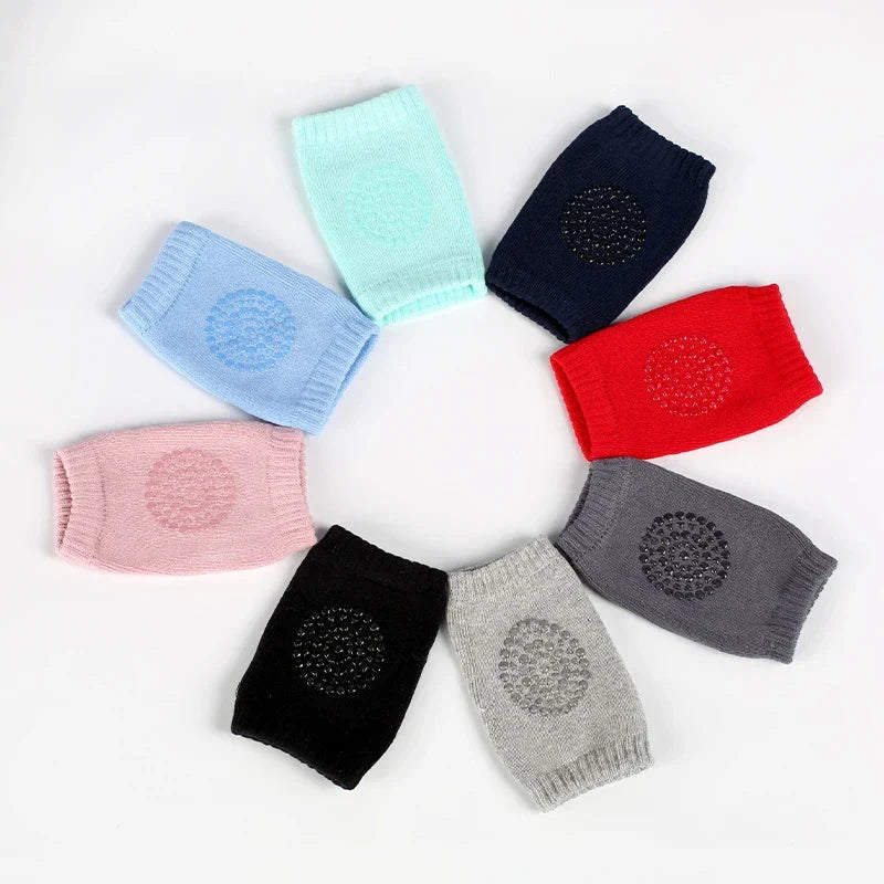Baby Knee Pads Non-Slip Crawling Leg Warmers for Infants & Toddlers 0–2 Years Cotton Safety Protector
