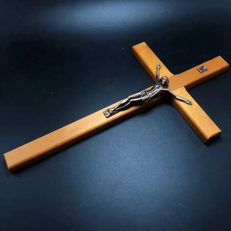 Catholic Jesus Christian Wall Hanging Cross Prayer Religious Ornaments Gift Church Decoration