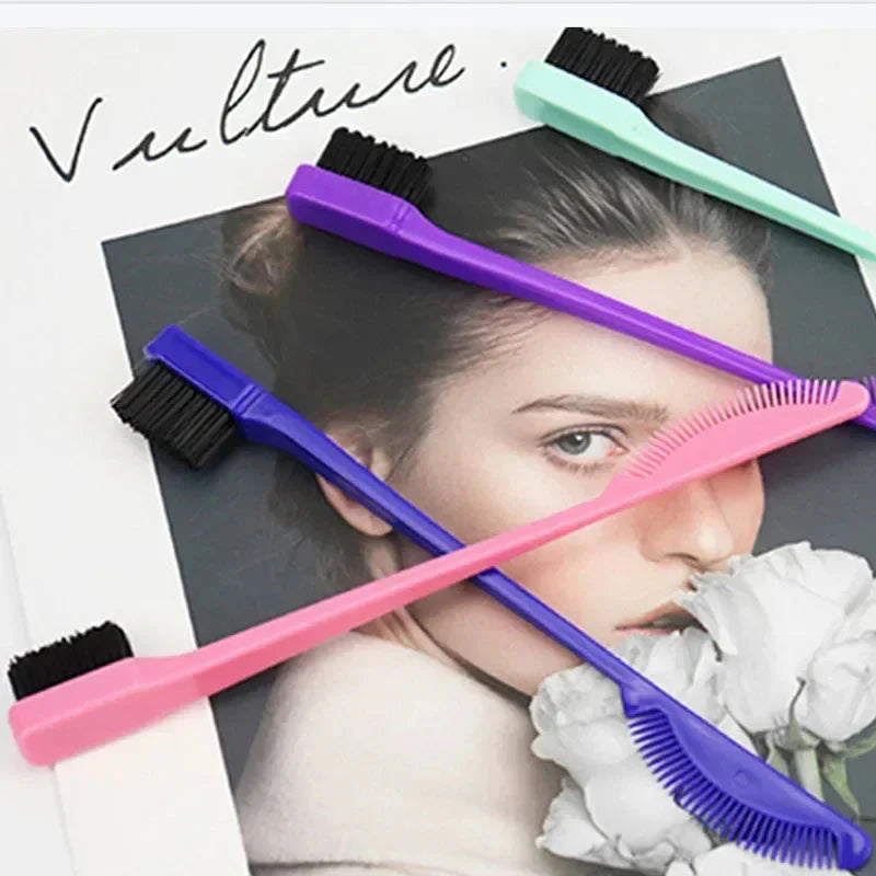 3-in-1 Baby Hair Edge Brush Comb for Hair Care and Salon Styling