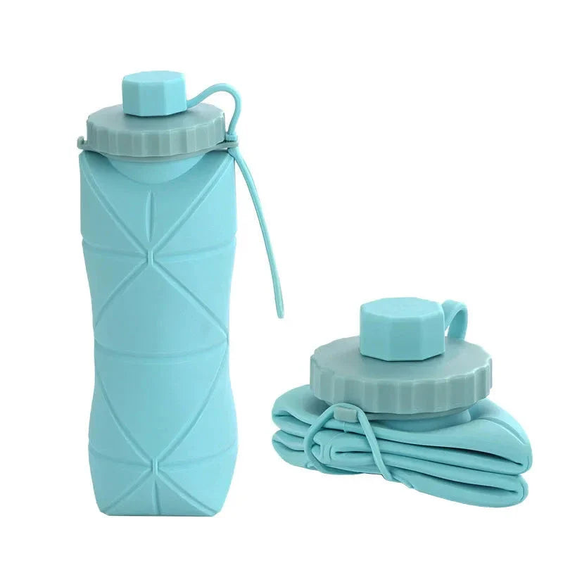 Portable Silicone Folding Water Cup - Scalable Travel Bottle for Outdoors