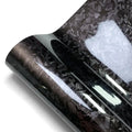 Glossy Black Carbon Fiber Vinyl Wrap Film – 3M Waterproof Car Sticker for DIY Auto Decoration & Protection