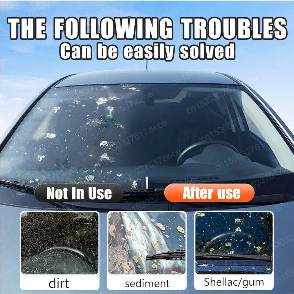 Car Glass Polish Coating Kit for Windshield Oil Film Removal Paste Car Glass Water Repellent Anti Rain Hydrophobic Cleaning Kits