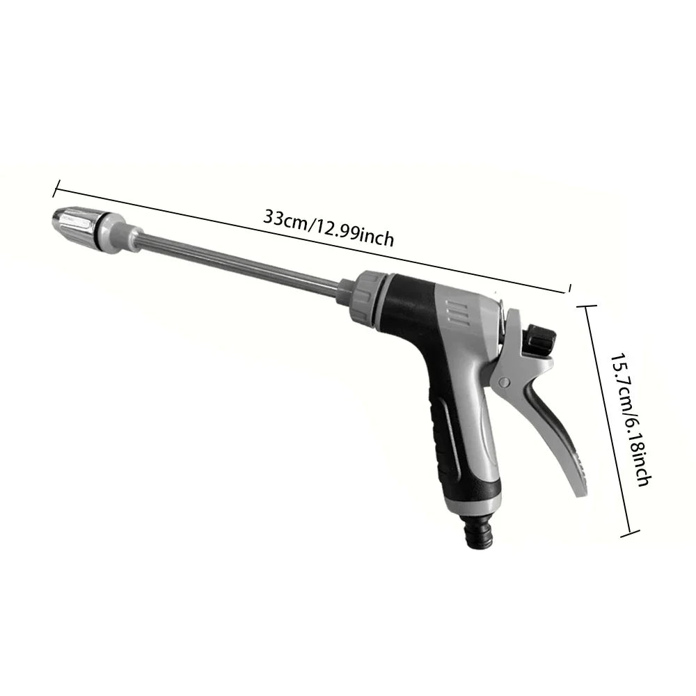 T8 long pole car washing tool watering garden tool water pipe hose universal metal extended car washing high-pressure water gun