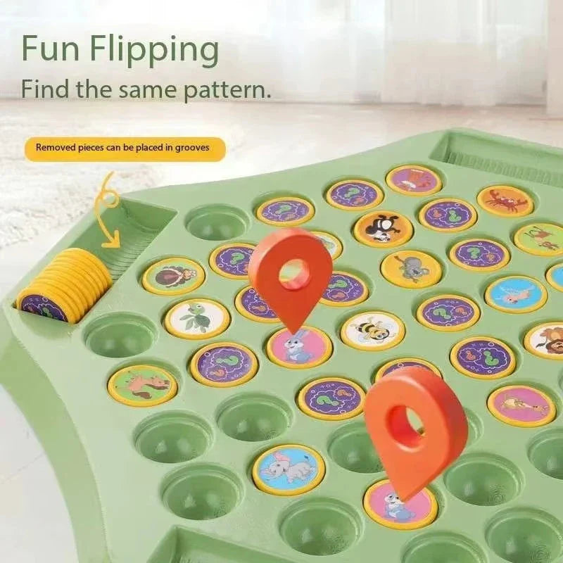 Animal Flip Chess – Fun Memory Game for Kids & Family Board Game