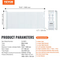VEVOR Retractable Baby Gate Tall Mesh Baby Gate Extends up to  Wide Retractable Gate for Kids or Pets Retractable Dog Gates