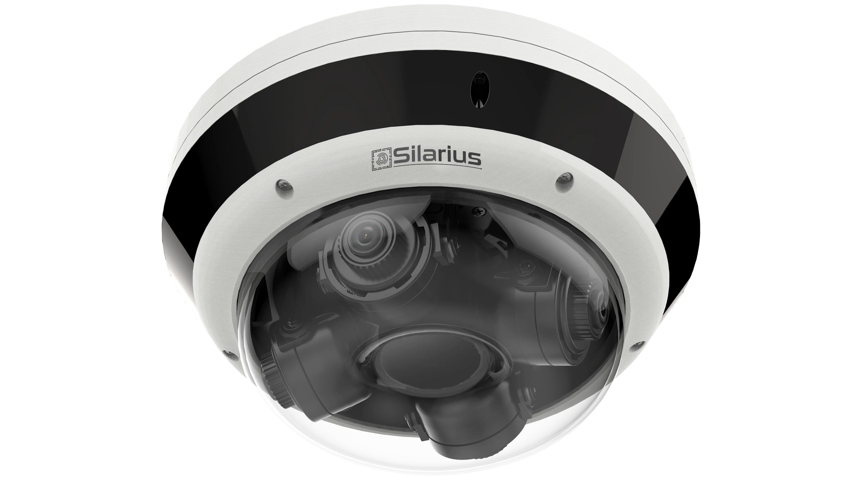 Silarius Pro Series SIL-MSD16MP288 16MP Outdoor Multisensor Network Dome Camera with Four 2.8-8mm Lenses & Night Vision (NDAA Compliant)