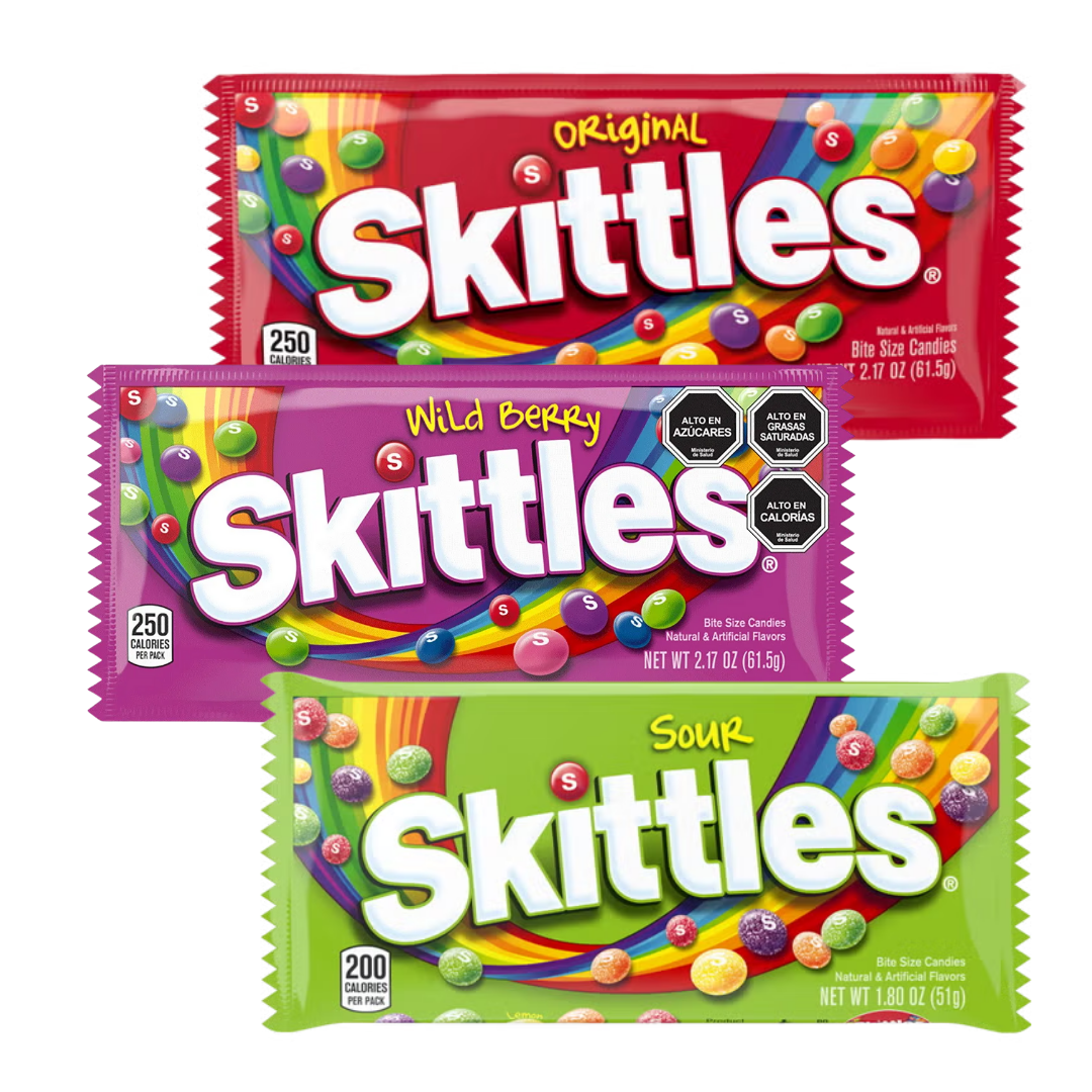 Skittles – Variety (1.8–2.17 oz)