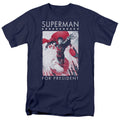 Superman Superman For President 2 Mens T Shirt Navy Blue Officially Licensed