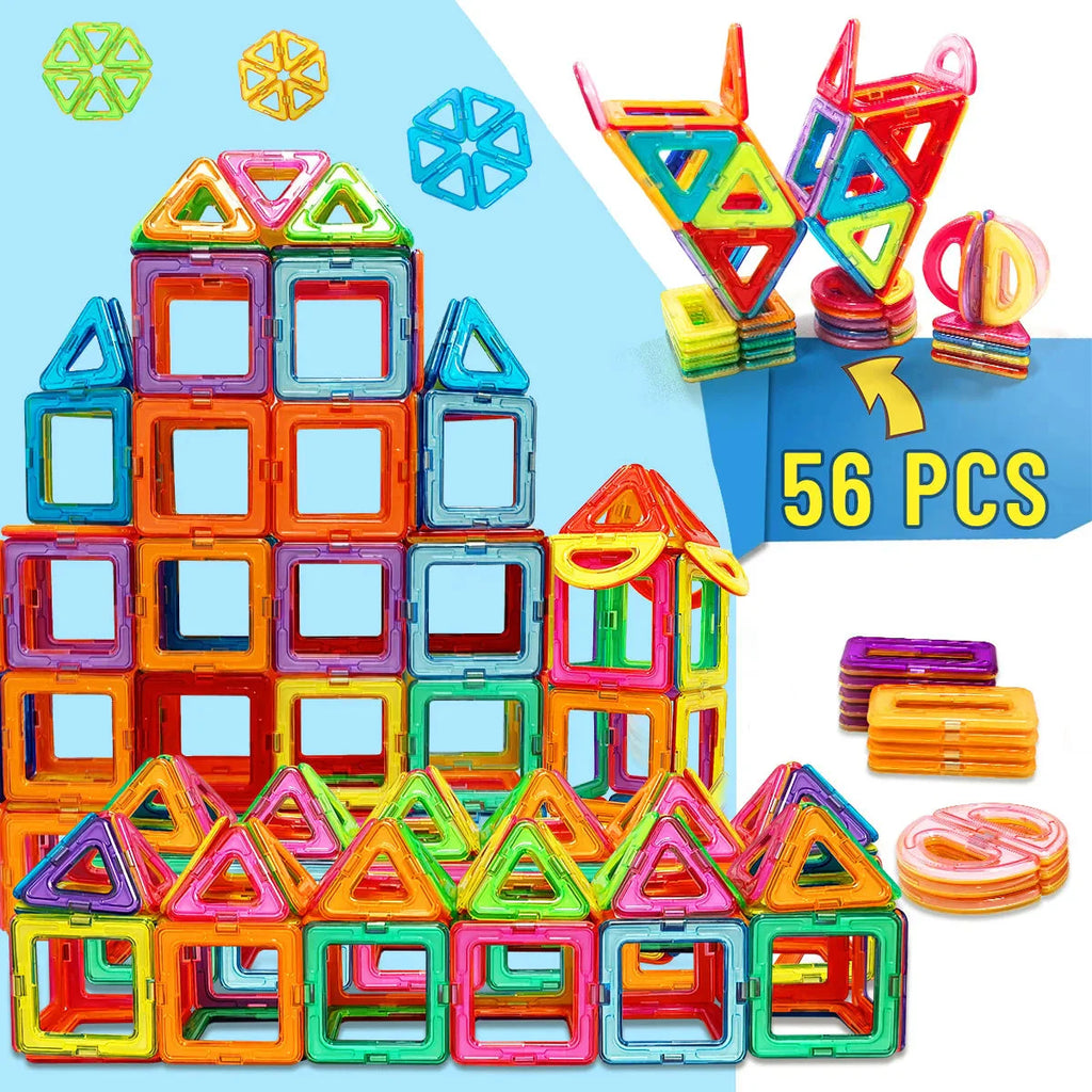 Magnetic Building Blocks - STEM Educational Toys for Kids Aged 4-12