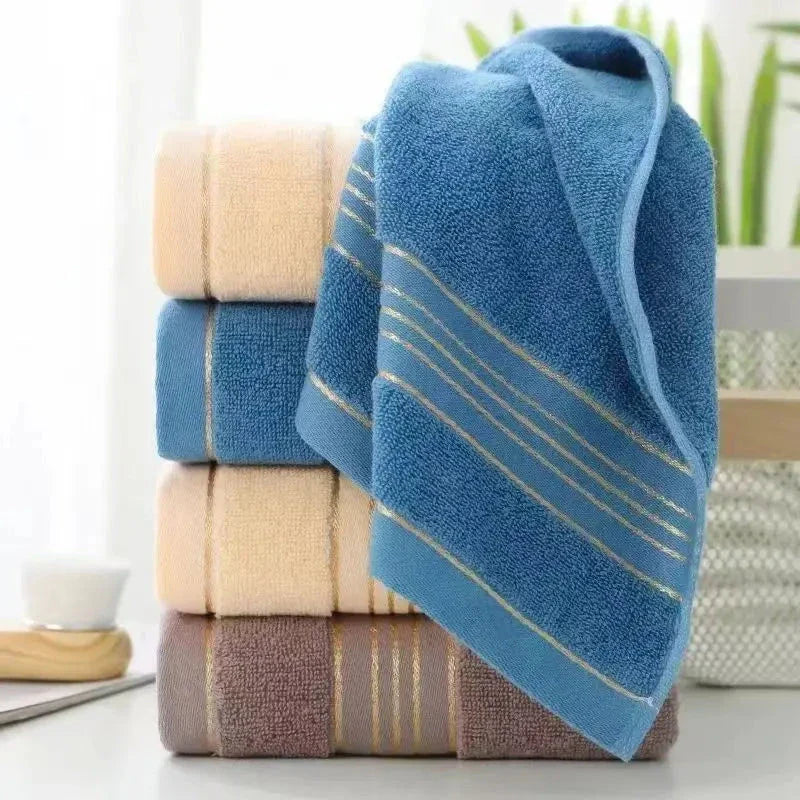 All-Cotton Thick Jacquard Face Towel – Skin-Friendly Bath & Adult Towel