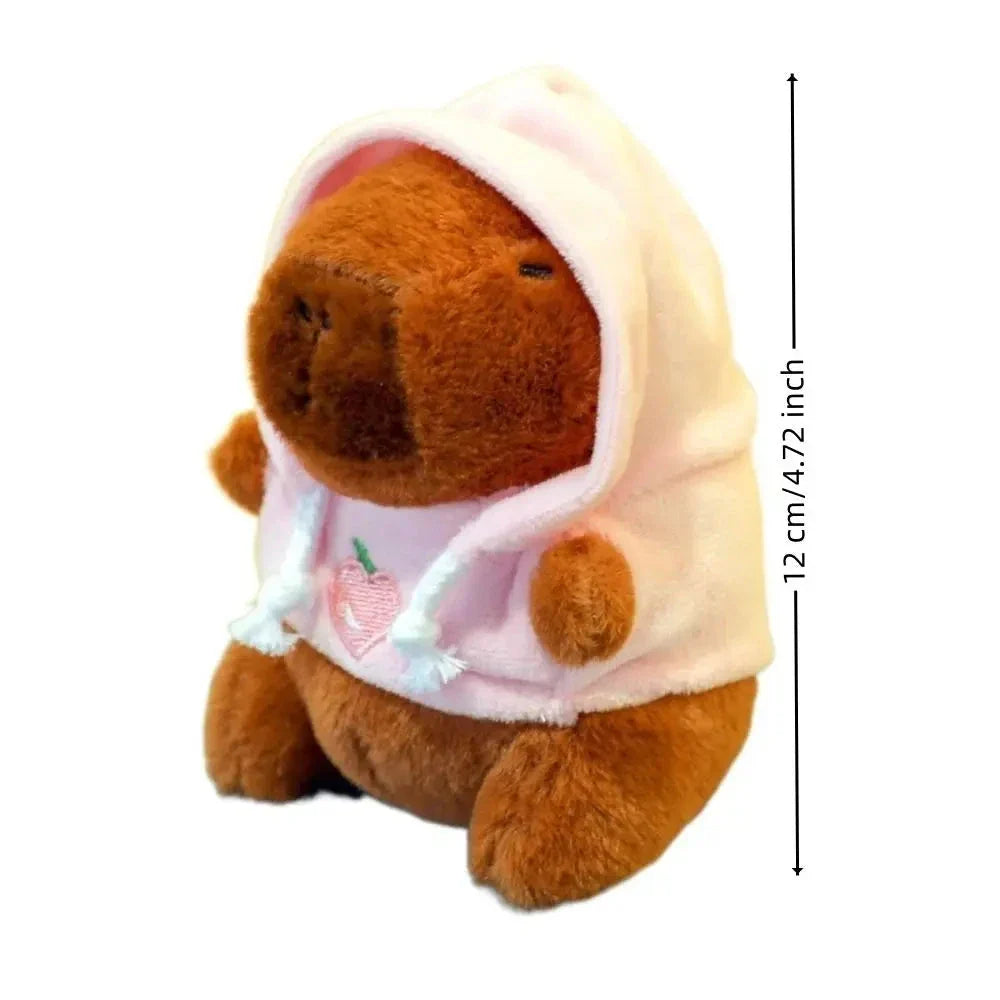 Cute Capybara Plush Toy Hoodie – Small Winged Stuffed Doll for Kids