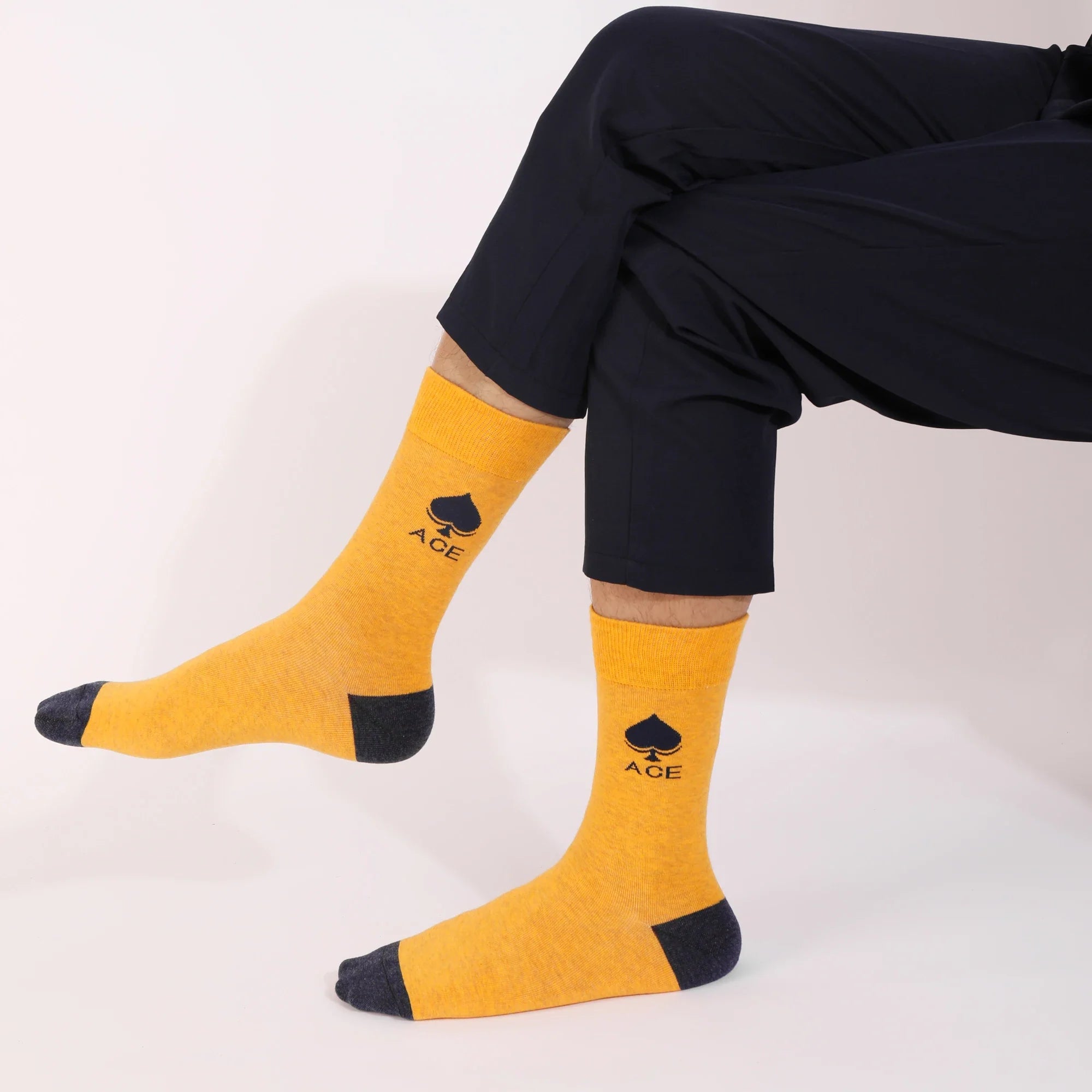 1Pairs Men's Fun Cool Breathable CottonCasual Socks Fun Patterns