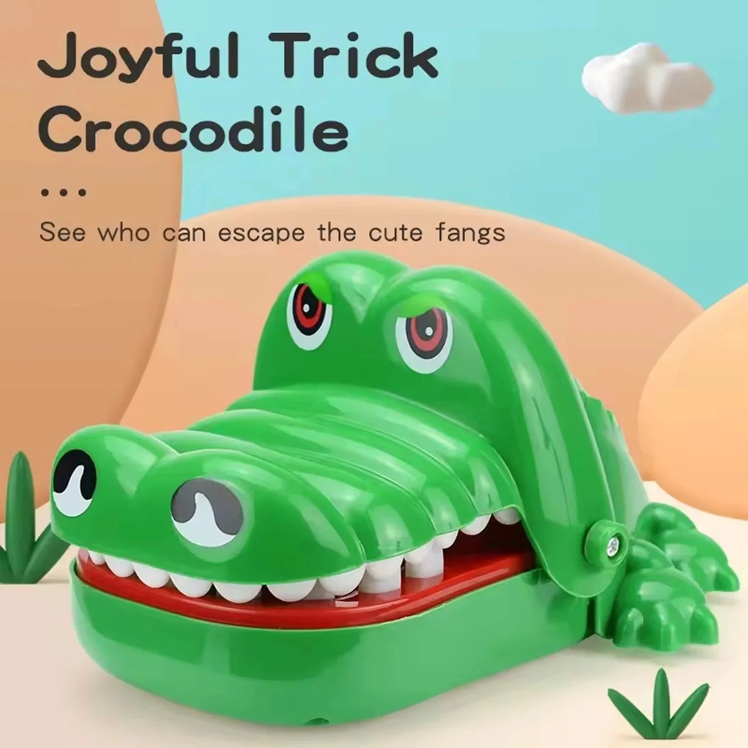 New Family Toys Crocodile Teeth Toys Alligator Family Party Toy Interactive Mini Biting Finger Game Non‑Toxic for Family Games