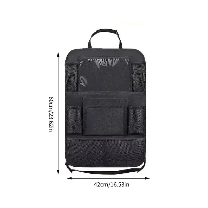 Car Seat Organizer with Tablet Holder – Backseat Storage Bag