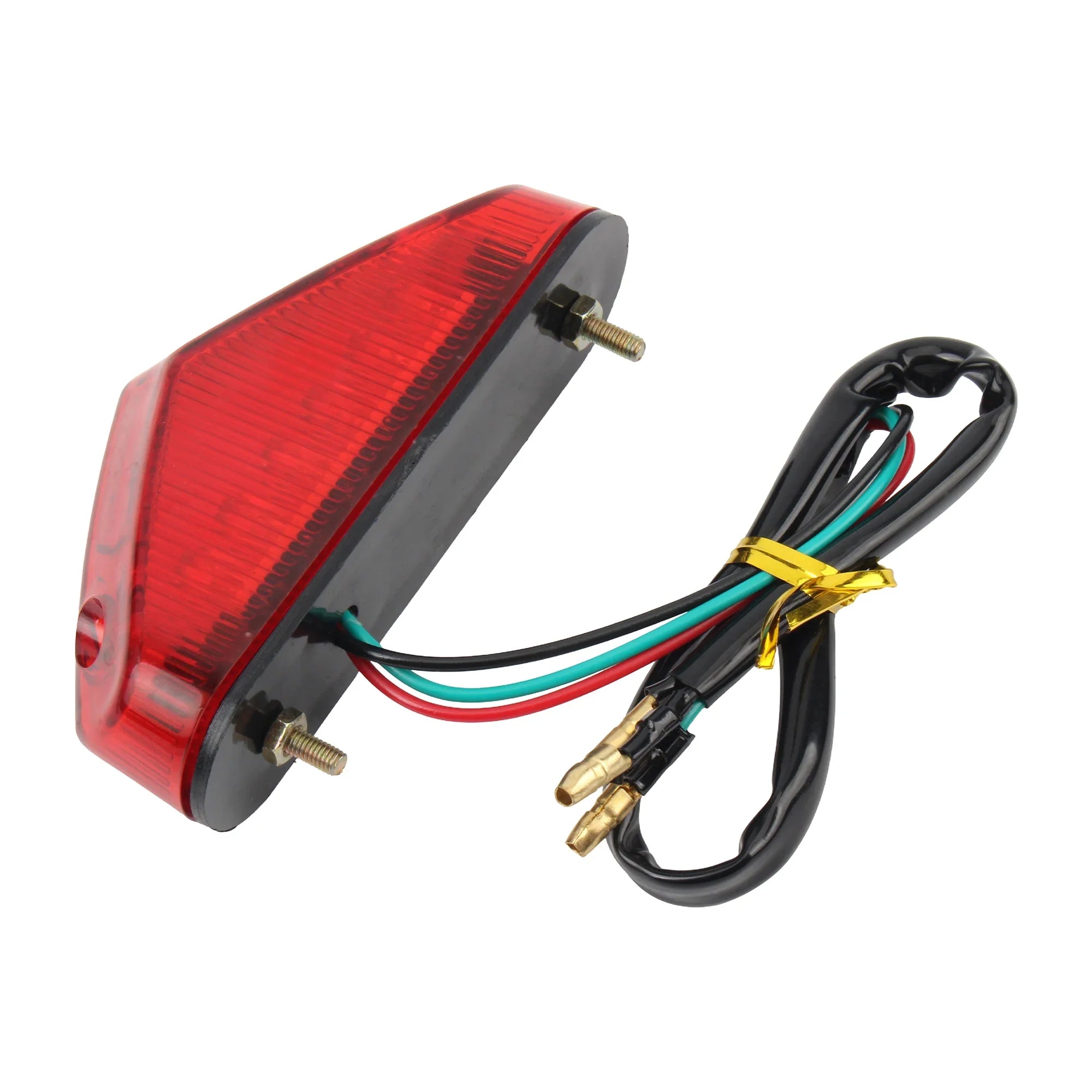 Universal 12V Motorcycle Tail Light License Plate Lamp Brake Stop Lights For Scooters Mopeds Motocross Dirt Bike Accessories