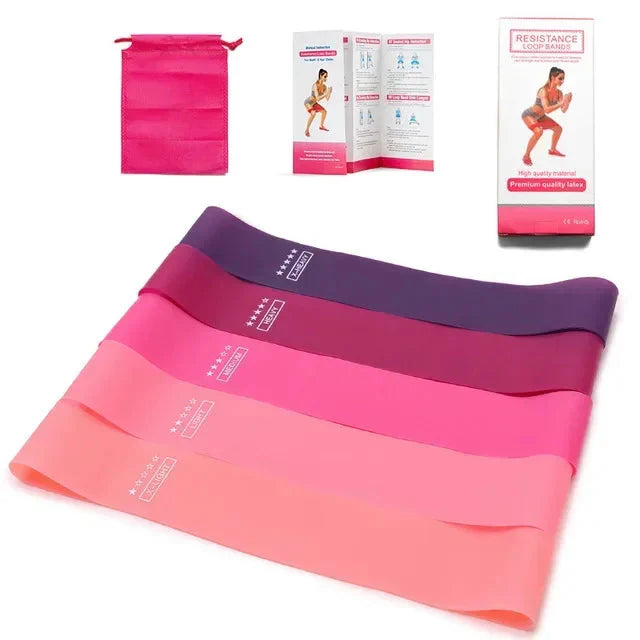 Portable Resistance Bands Set – 5 Level Workout Bands for Strength