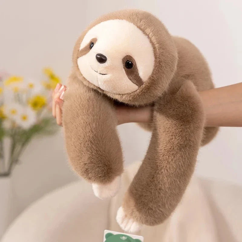 Kawaii Forest Animal Plush – Soft Raccoon, Dinosaur, Sloth, Panda Toy