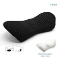 Breathable Memory Foam Lumbar Support Pillow – Waist Cushion for Bed, Office, and Car Seat Comfort