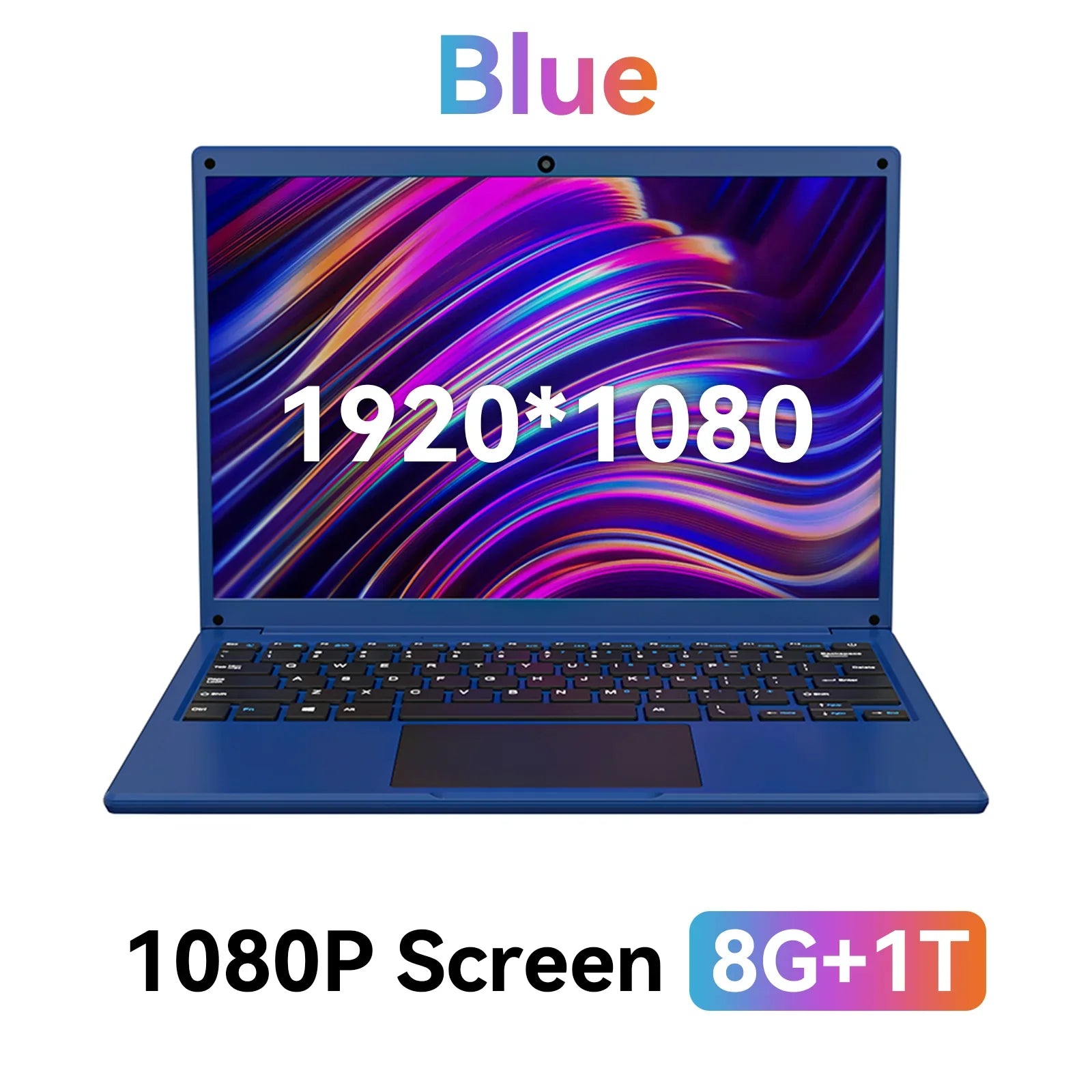 Adreamer Laptop 13.3 Inch Portable Laptops With Intel CPU 2.5K FHD IPS 8GB 1T SSD  2.5K FHD Display Notebook